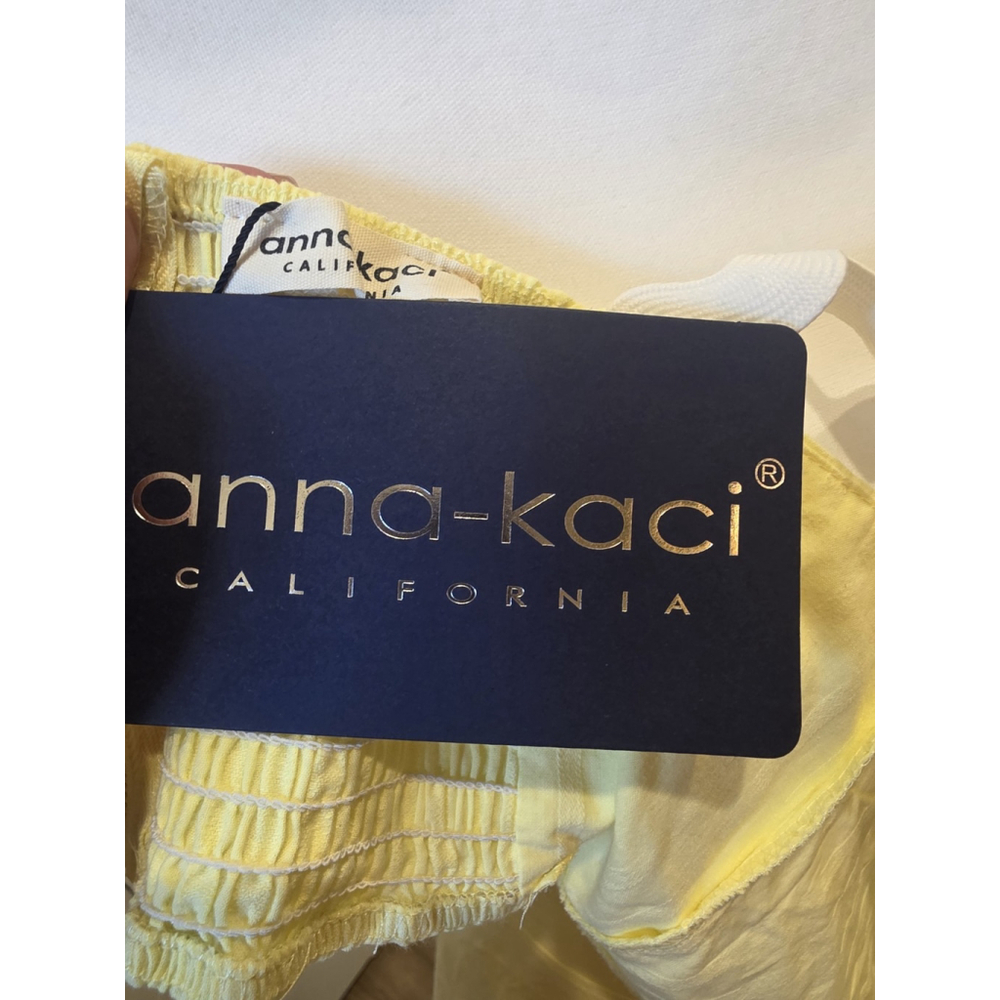 NWT Butter Yellow Two Piece Set Tank Top & Midi Skirt Size L Cottage Core Girly - Picture 10 of 12